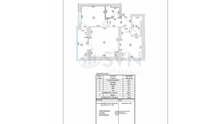 REA1027428 Apartament 3 Camere I Cortina North I Chirie