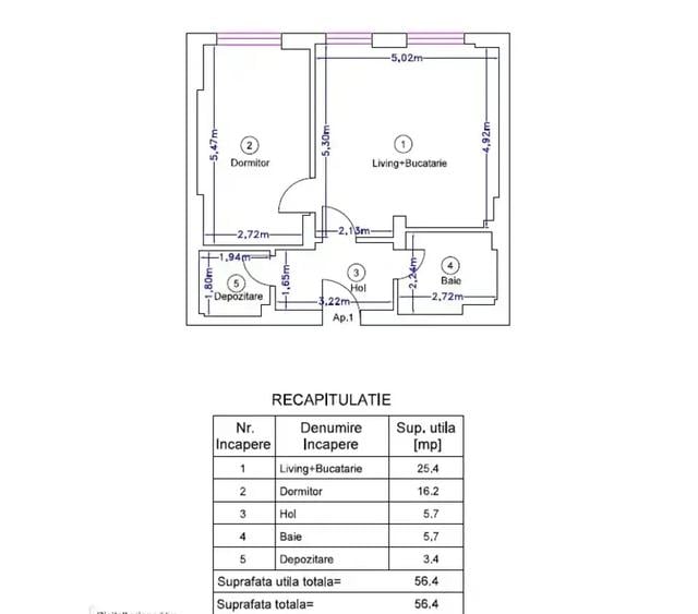 Apartament 2 camere | Mobilat&Utilat | Ivory Residence | Rond OMV
