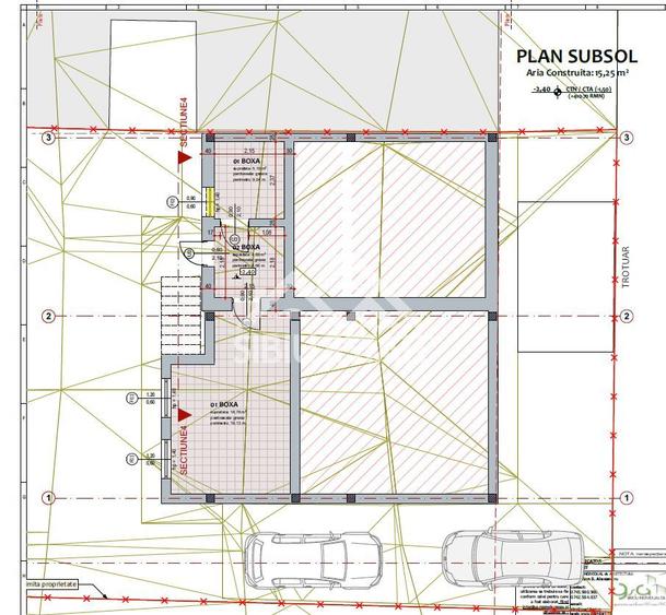 Teren constructii de vanzare zona Piata Cluj cu proiect extindere