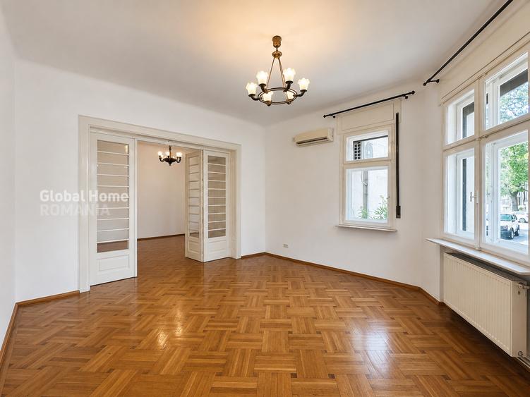 Apartament interbelic 147 mp | Terasă 24 mp | Intrare individuală | Dorobanți