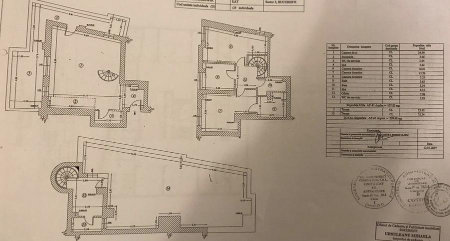 Triplex Matei Basarab-Calea Calarasi, bloc 2011 || 210mp || parcare+boxa incluse