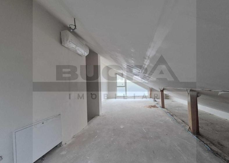 Duplex cu 4 camere, 180 mp+ 120 mp teren, garaj, zona Garii