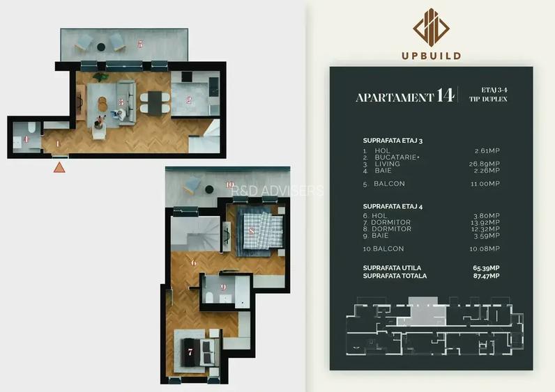 Duplex 3 Camere, Bloc Nou, Finisaje Premium, Comision 0% - 10