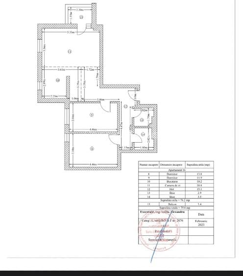 Apartament premium 3 camere | 79,6 mp | 2 Locuri de parcare | Direct Proprietar  - 15