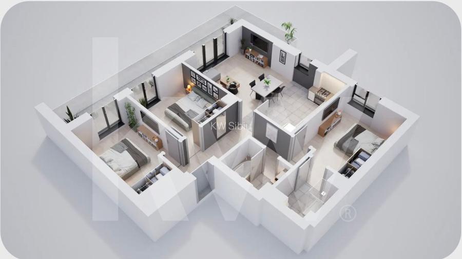 Apartament 4  camere - 6