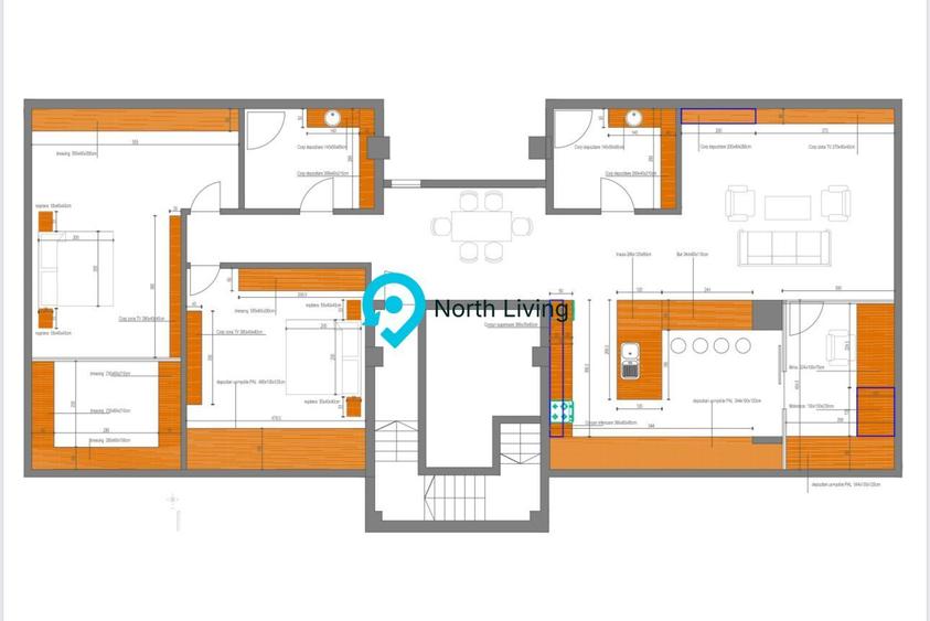 3 camere | 175 mp | 3 parcări | Străulești – Phoenicia
