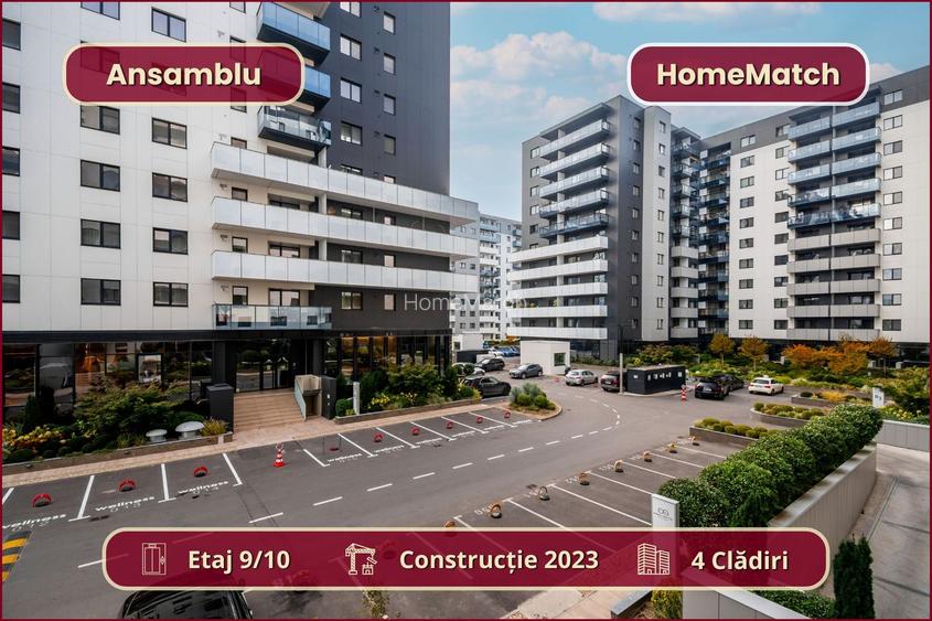 Cortina North || 3 camere || Finisaje de lux || Parcare || Comision 0% - 15
