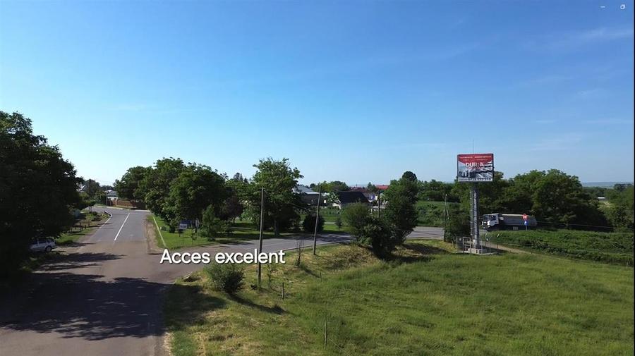 Teren Intravilan 5500 mp de Inchiriat Intersectia Hutani Suceava Botosani DN 29