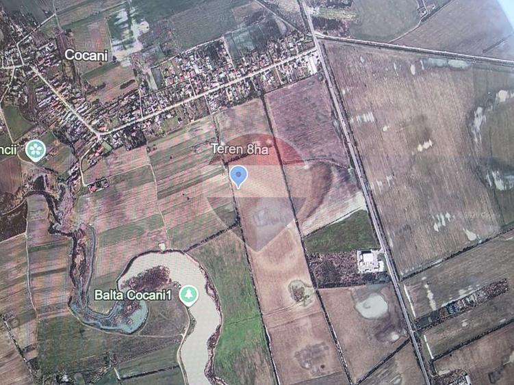 Teren 8,3 ha intravilan Cocani Crevedia pret investitie