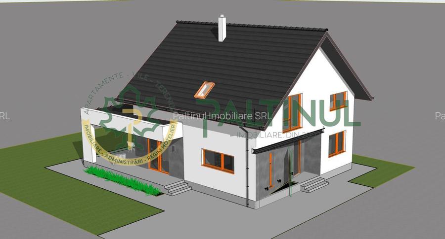 Casă de vânzare în Tălmaciu, spațiu generos, exterior la cheie, interior la alb - 2