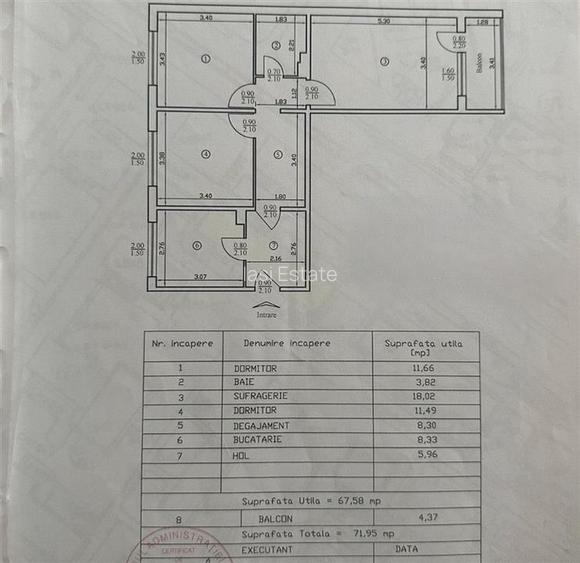 Apartament 3 camere Alexandru cel Bun - 2