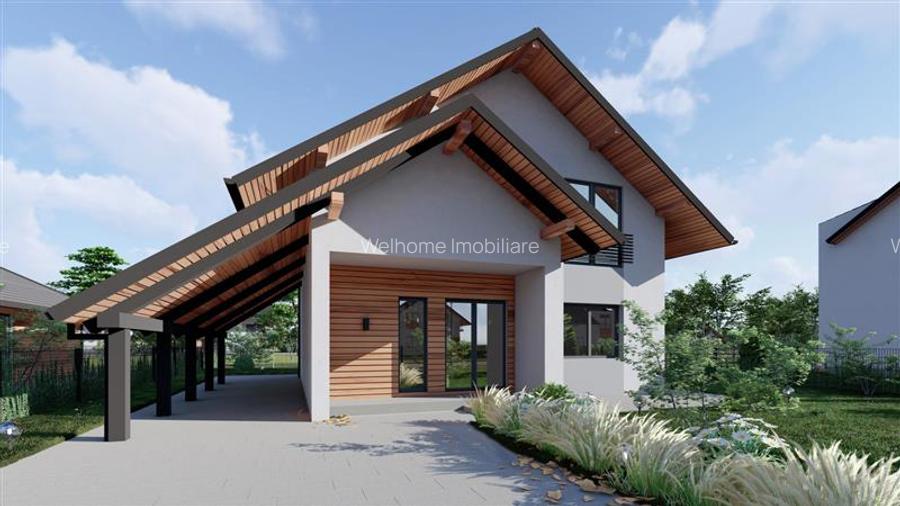Casa individuala 120 mp, carport si teren 500 mp - Sura Mica