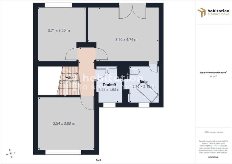 Tur virtual - Duplex elegant în Bucovina – Mehala | 165 mp| - 34