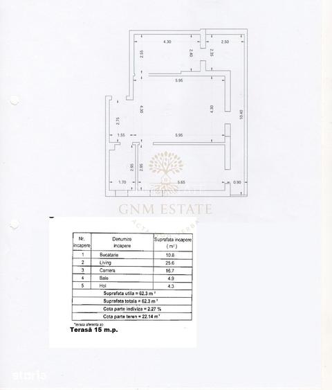 2 Camere + Terasa 77 m.p.| Bloc Nou | Zona Eminescu | Metrou Obor - 7
