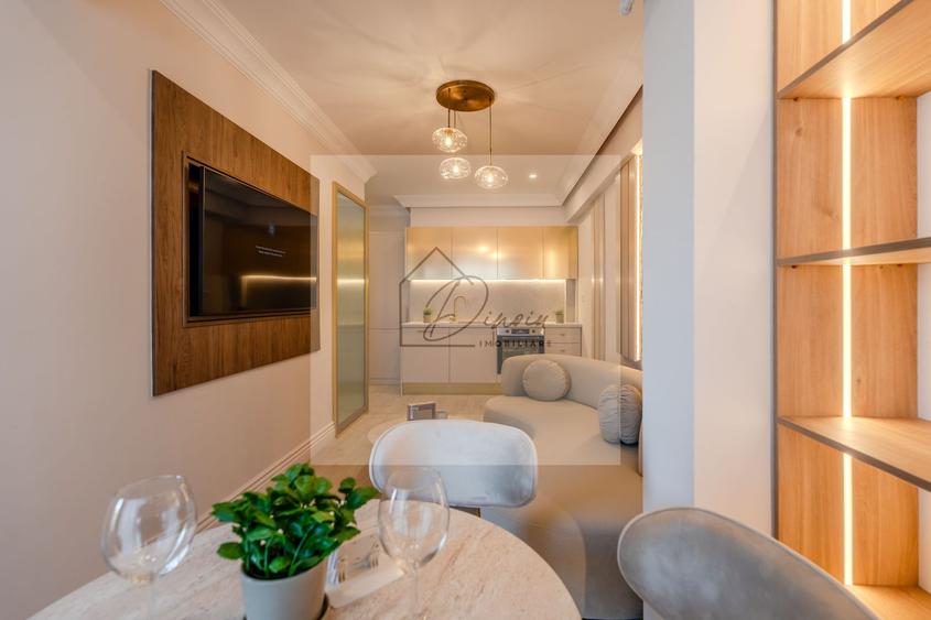 Studio dublu Ivory Residence Pipera I lux mobilat I balcon I COM0%