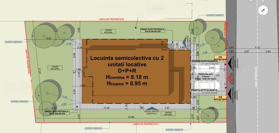 Duplex, 5 camere, 170mp utili, 47mp terasa, Voronet