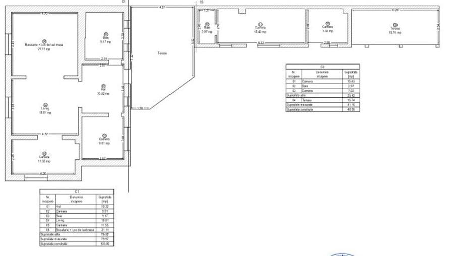 Casă de vânzare cu grădină amenajată (teren 722 m²)