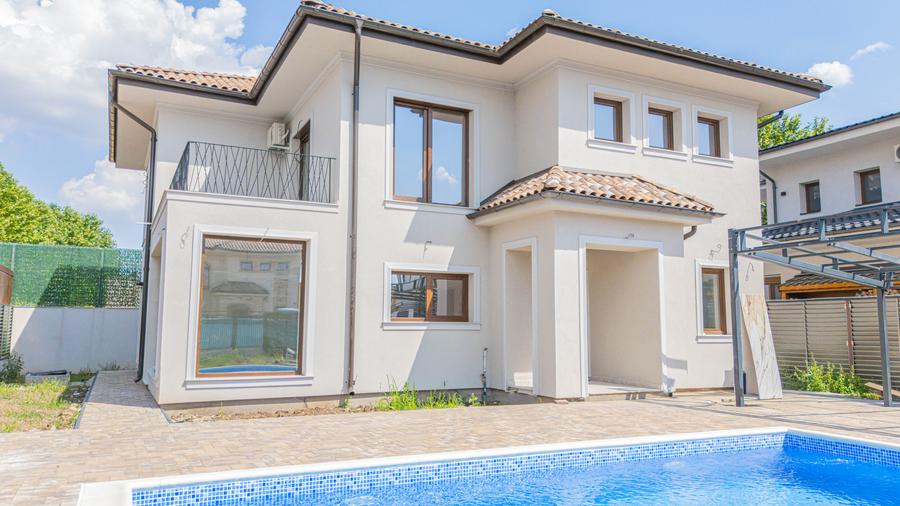 Vila moderna cu vedere la lac, ambient intim si elegant, piscina, carport