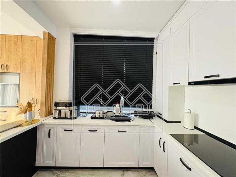 Apartament decomandat cu 2 camere, terasa, mobilat si utilat