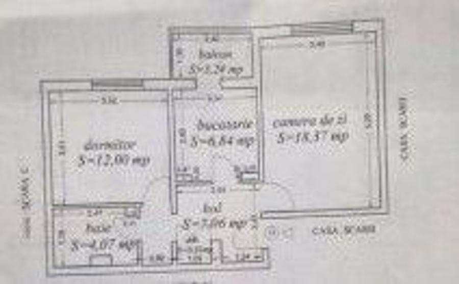 APARTAMENT 2 CAMERE DECOMANDAT ZONA TOMIS 3