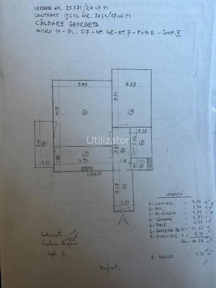 Apartament 2 camere decom - Micro 19 - 11