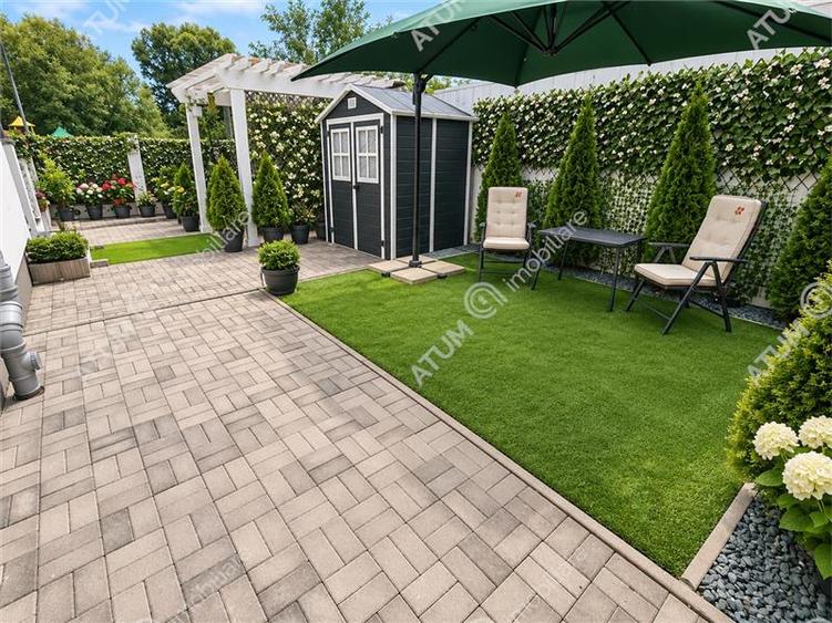 Apartament cochet cu 3 camere, gradina si 3 parcari in zona Selimbar