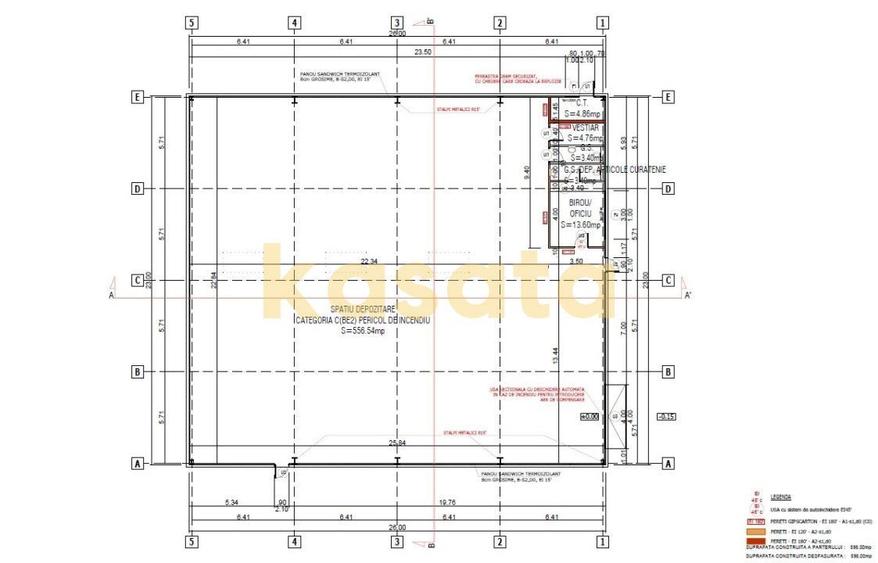 Spatiu de depozitare de inchiriat 600 Mp.-Pantelimon Centura