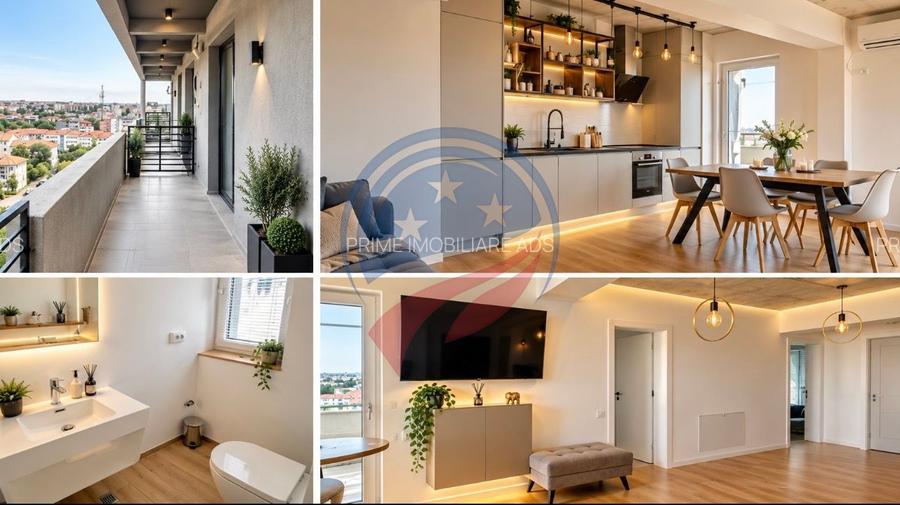 Apartament 3 camere LUX | Bloc Nou | Etaj 9 | Promenada Mall | View Superb