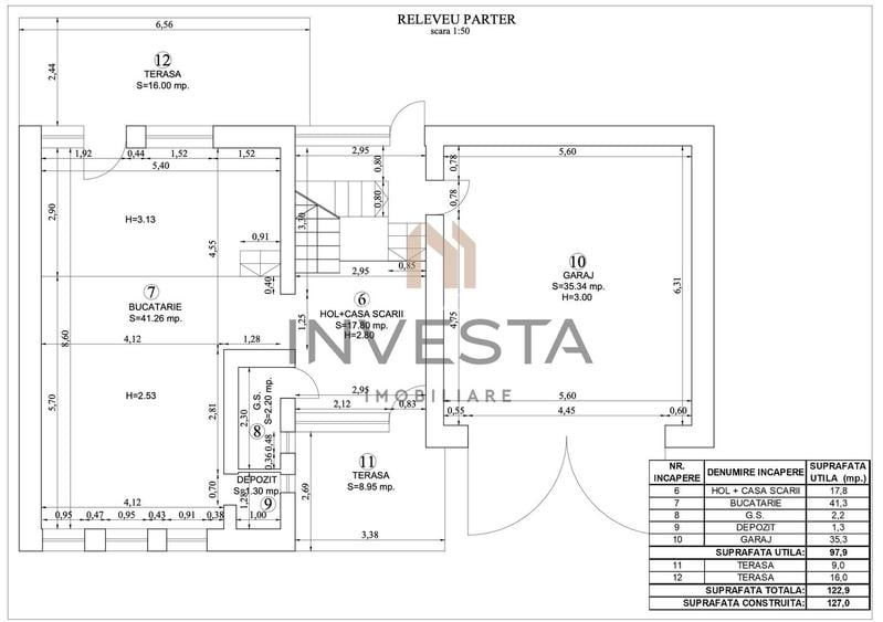 Casa individuala cu teren de 1150mp | 258mp utili | 6 camere | Europa - 2
