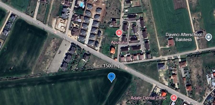 Teren 1500 mp Balotești | Investiție strategică
