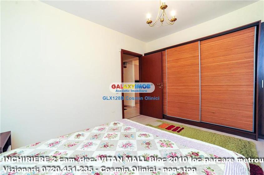 Inchiriere 2 camere Mall Vitan bloc 2010 loc parcare centrala metrou