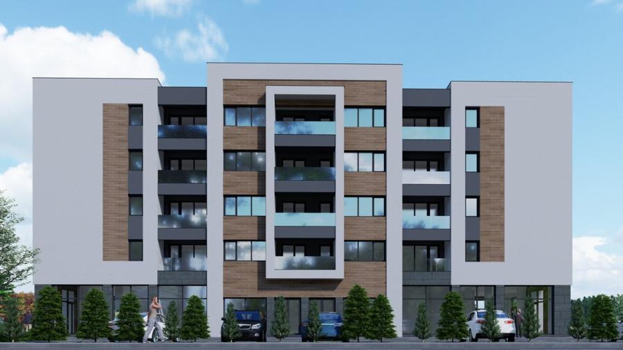 Apartament 2 camere-Str Cuza Voda-S=63.44 mp-et 1
