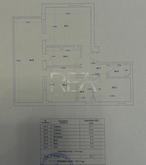 3 camere Colentina decomandat, centrală, an 2024, 107 mp