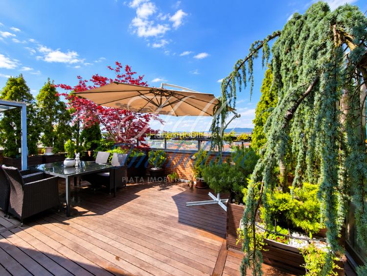 Penthouse Unic, 153mp terasă cu panoramă superbă peste oraș zona Zorilor, Cluj