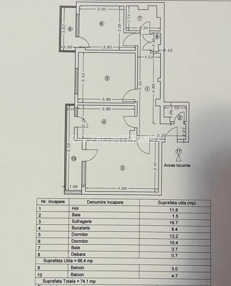 Ultracentral - 3 camere, 74 mp., RENOVAT 2025, LOC DE PARCARE! - 15