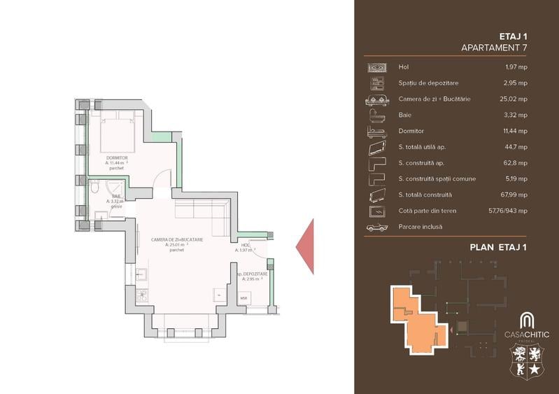 Apartament de vacanta VANDUT - (AP 7 )