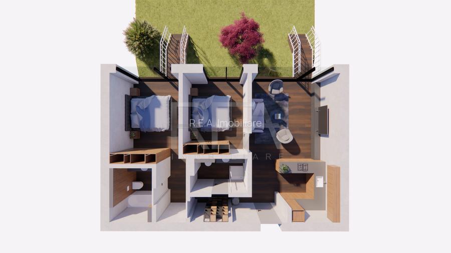 3 camere luminos cu gradina Ultracentral - 15