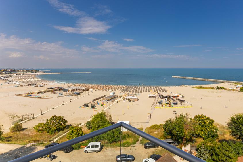 Penthouse pe 2 niveluri | vedere frontală la mare 180° | Faleza Nord – Constanța