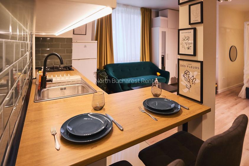 Studio open-space 30 mp | Design premium | Complet renovat | - 5