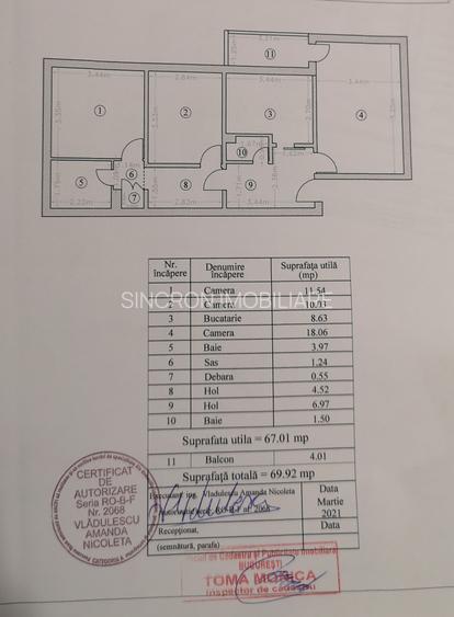 3 camere, renovat, centrală, 2/4, Rahova - Strada Oltina - 17