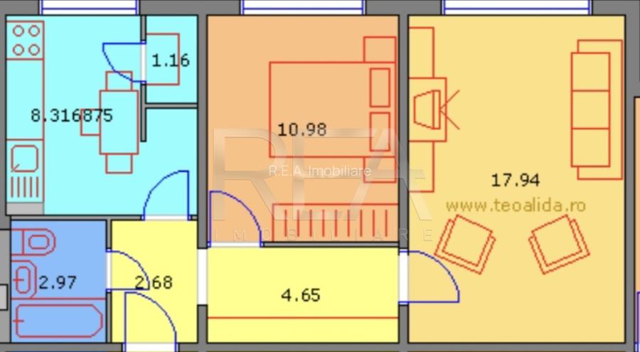 2 camere, 2/4 , anvelopat, garaj-Drumul Taberei-Str. Targu Neamt - 4