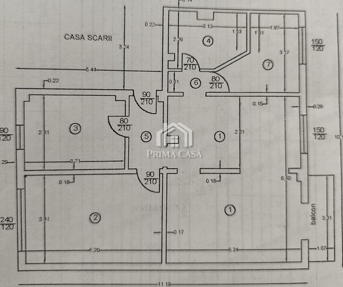Apartament cu 4 camere ~ zona Brosteni ~ etaj 3din4 ~ 97mp utili ~ renovat ~