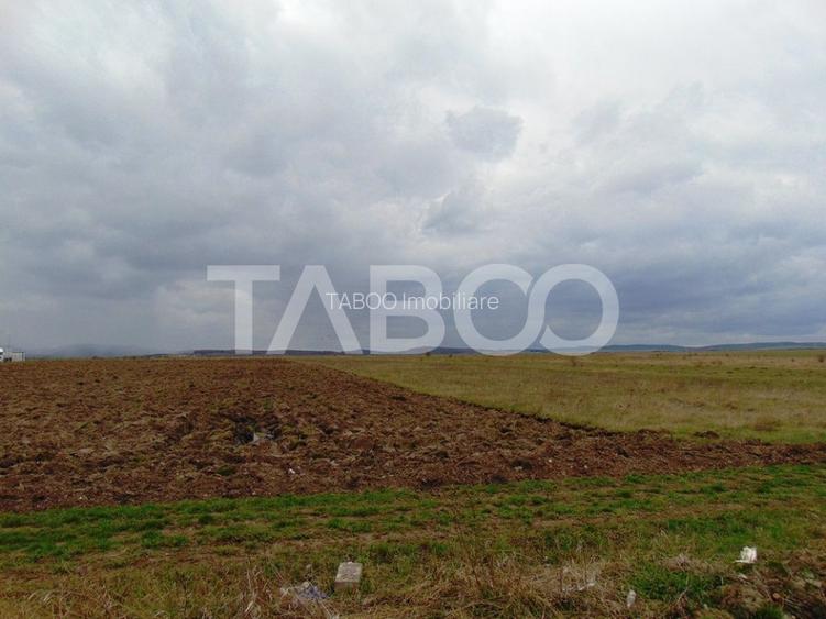 Teren intravilan 2 ha deschidere drum zona Industriala Vest Sibiu