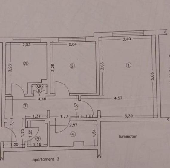 Apartament 2 camere decomandate zona Inel 2