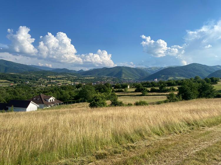 Teren intravilan 6.600 mp Tropinii Noi Rășinari –70 €/mp – PRIVELIȘTE PANORAMICĂ
