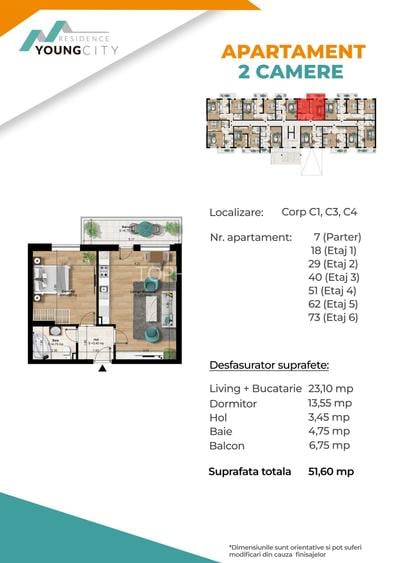 Apartament 2 camere,bloc nou,Berceni-Metrou 5 min - 5