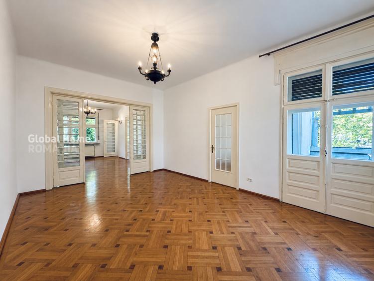 Apartament interbelic 147 mp | Terasă 24 mp | Intrare individuală | Dorobanți