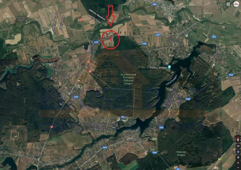 Vanzare teren intravilan Ciolpani, 1500 mp, toate utilitatile