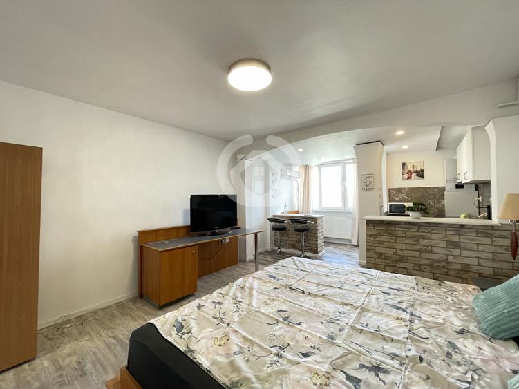 Garsonieră de închiriat 30 mp | Zonă centrală | Mobilată