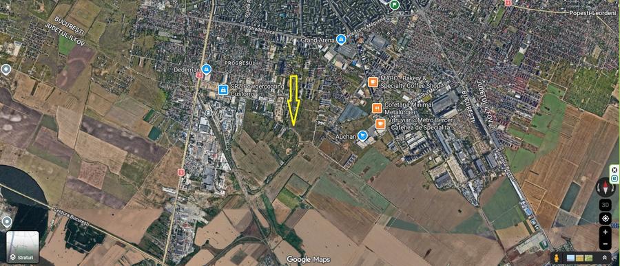 Teren de vanzare Bucuresti sud Jilava
